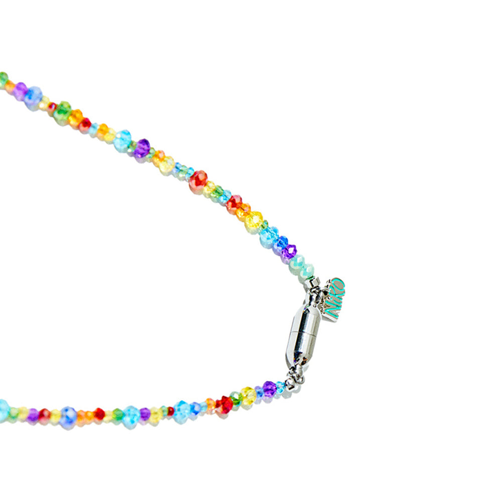 RAINBOW BLING BEADS NECKLACE