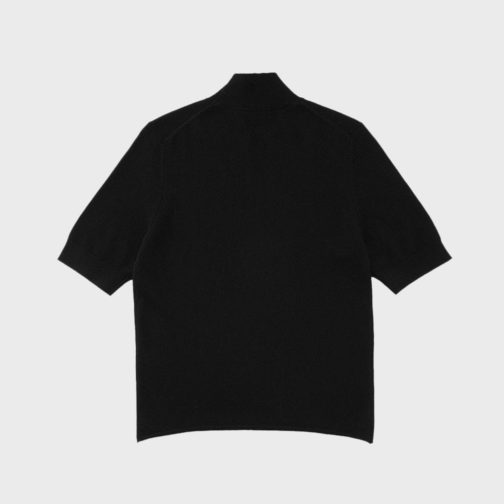 HALF TURTLE SHORT SLEEVE_BLACK