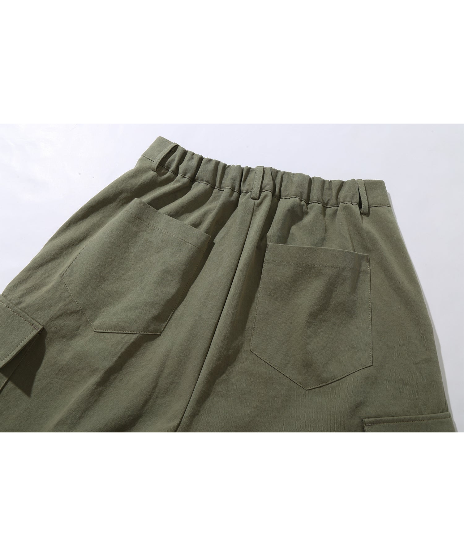 Cargo Pocket Balloon Pants (Olive)