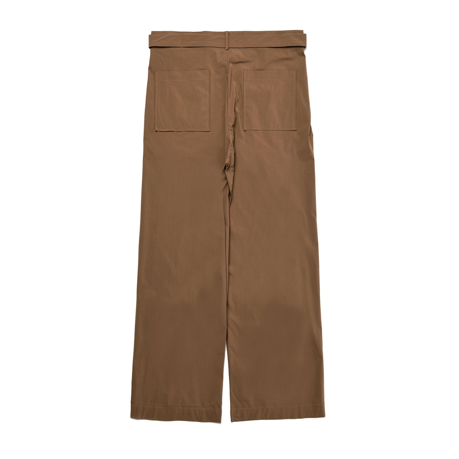 MATIX RELAXED BELTED PANTS_BRICK BROWN