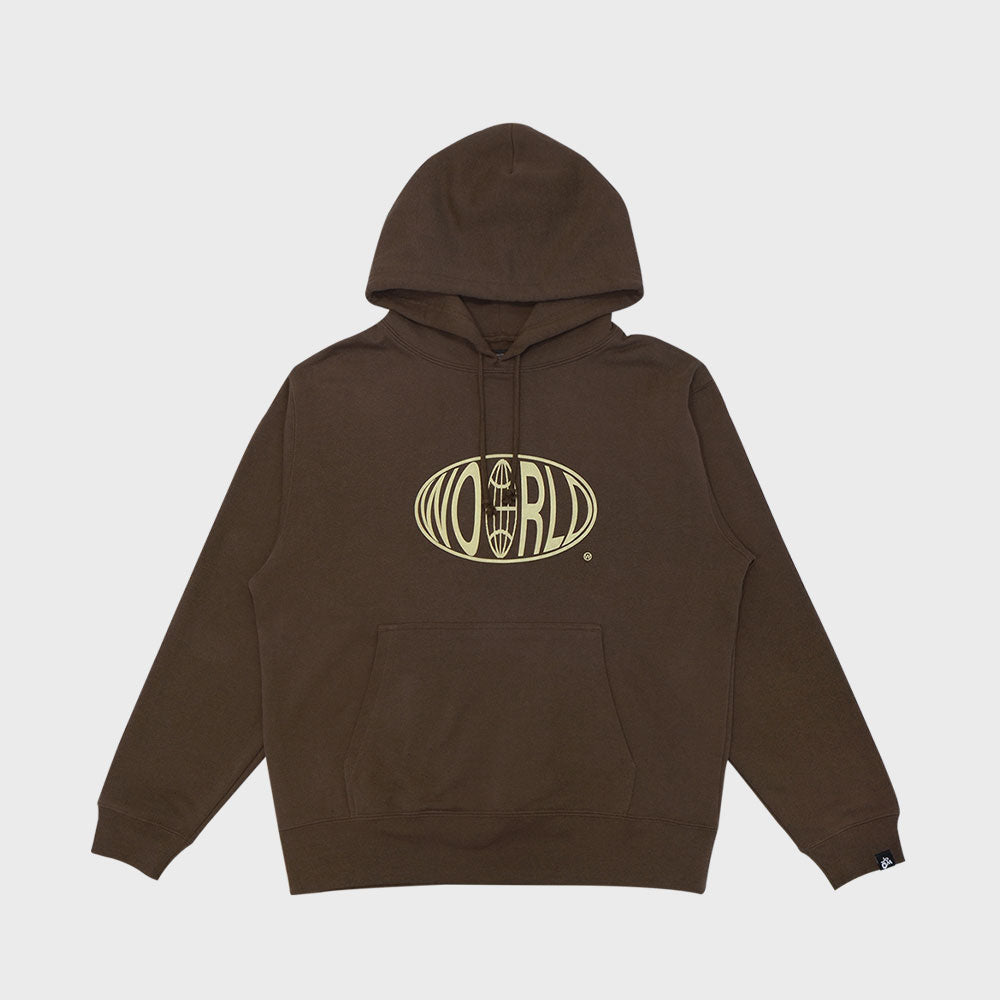 WO'O'RLD HOODIE (BROWN)