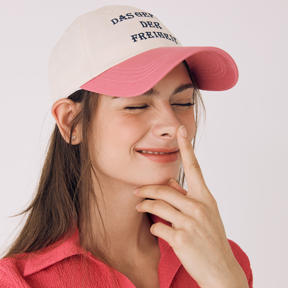 TWO-TONE BALL CAP (PINK)