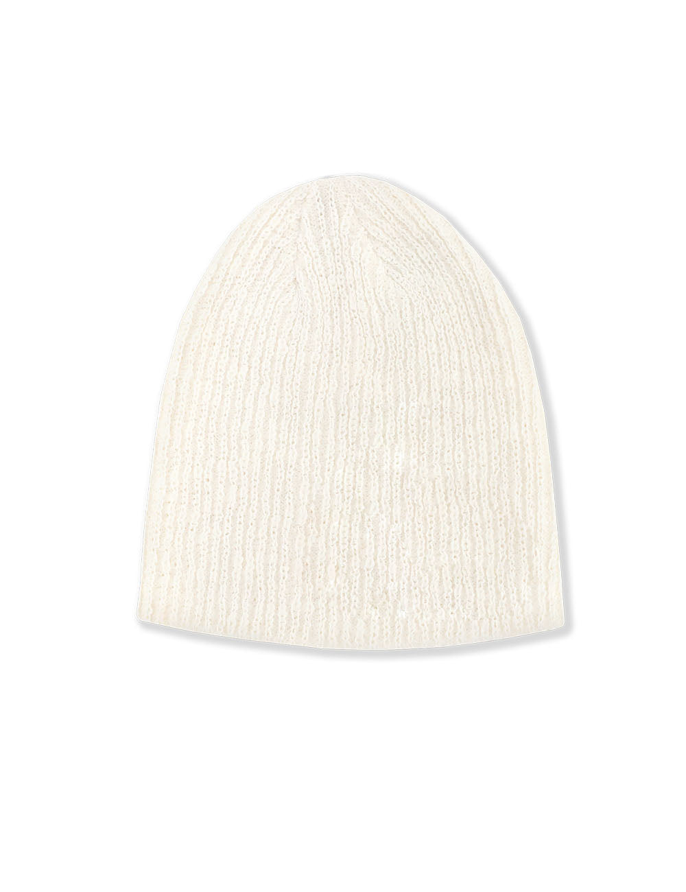 US BEADS SHORT BEANIE(IVORY)