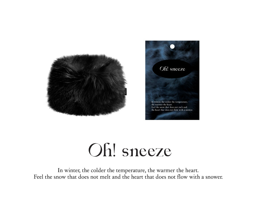 Shafka fur hat_ black