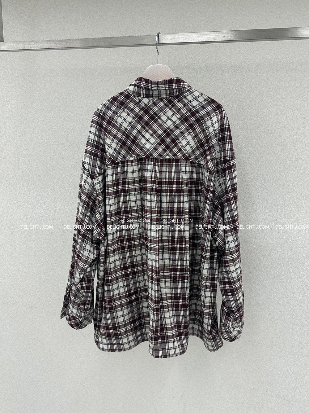 [UNISEX] String checkered shirt