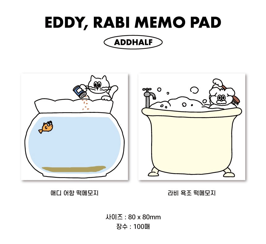 Eddy&Rabi Memo Pad