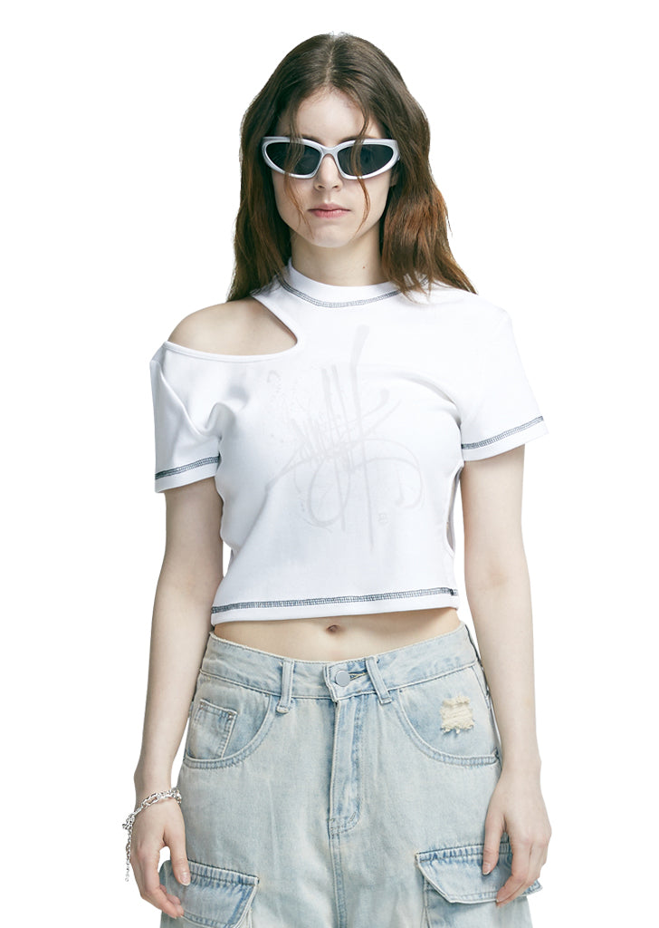 [ARTIST EDITION] TCP X NINBOLT CUTTING CROPPED TEE