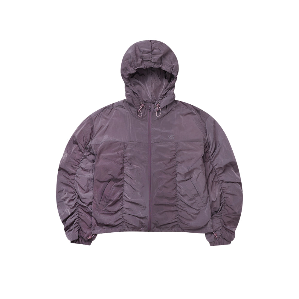 SHIRRING POINT WINDBREAKER_PURPLE