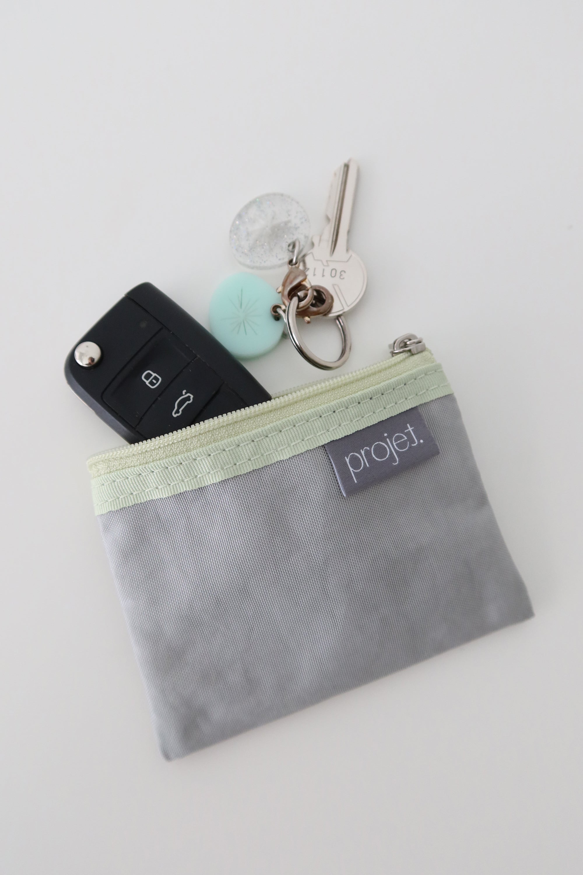 flat card pouch (light grey)