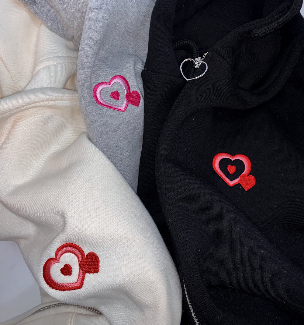 Teen heart  Hoodie zipup