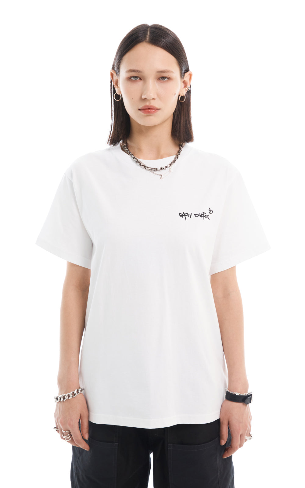 SLOGAN T-SHIRT_WHITE