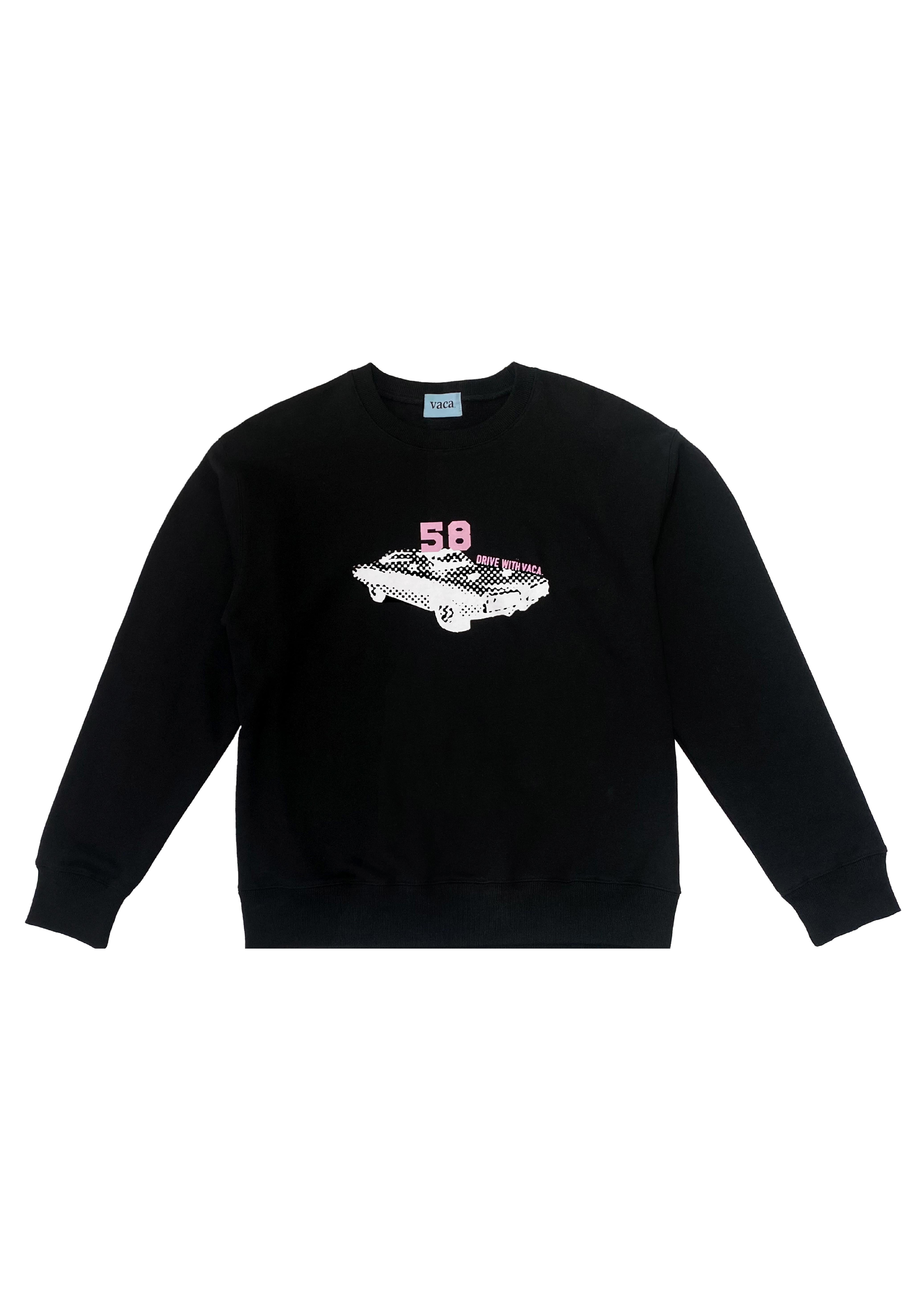 VINTAGE CAR SWEATSHIRT (BLACK)