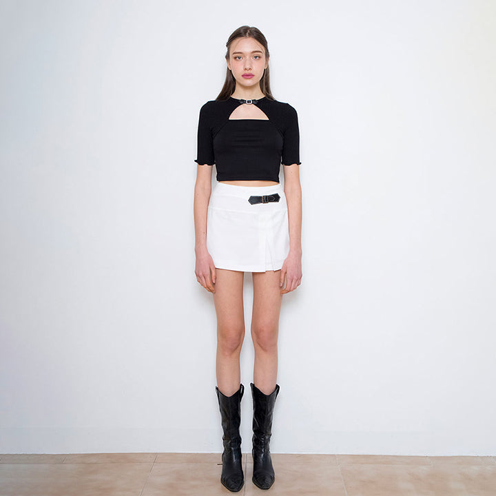 Choker bolero top (black)