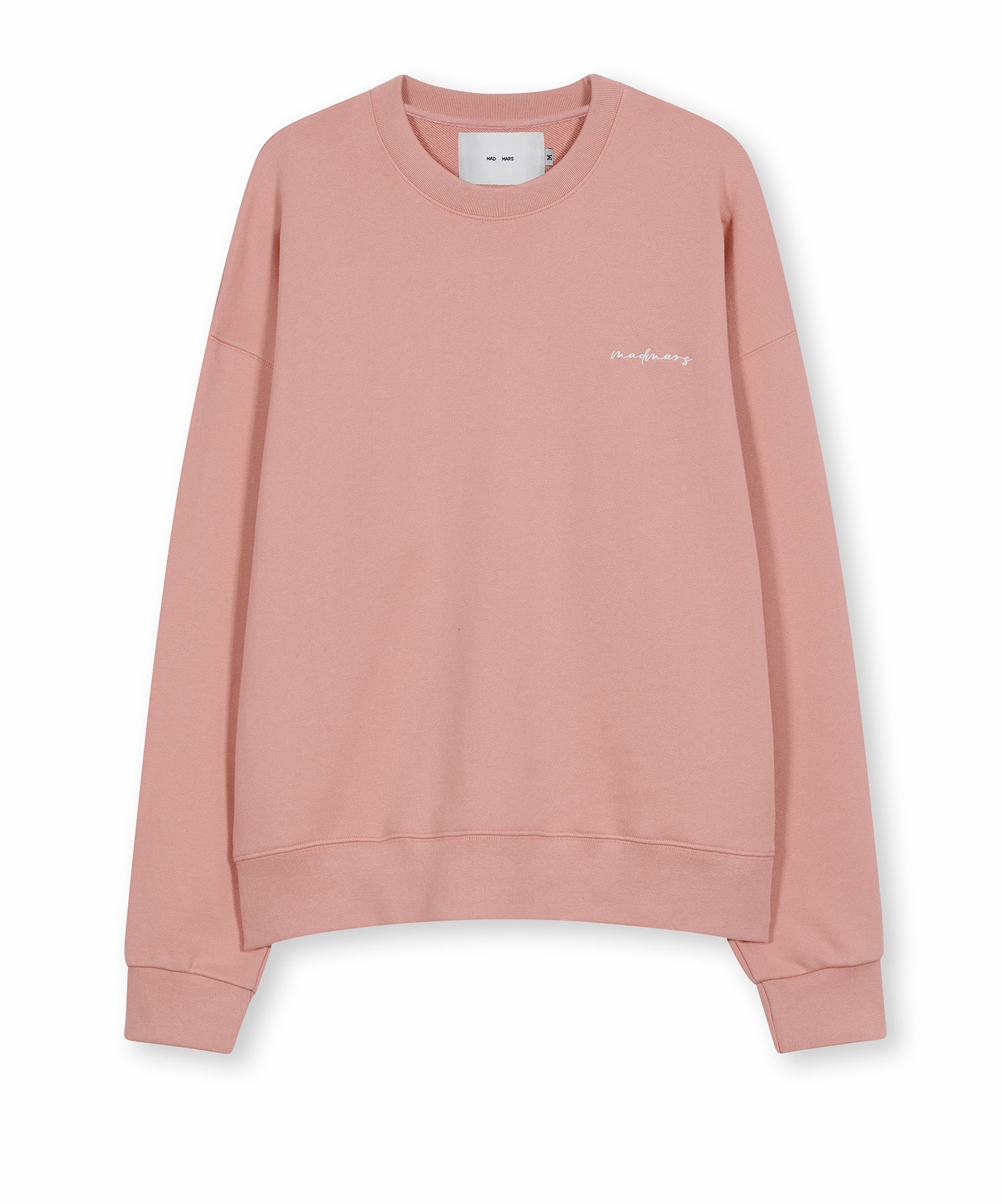 Basic embroidered sweatshirt_pink