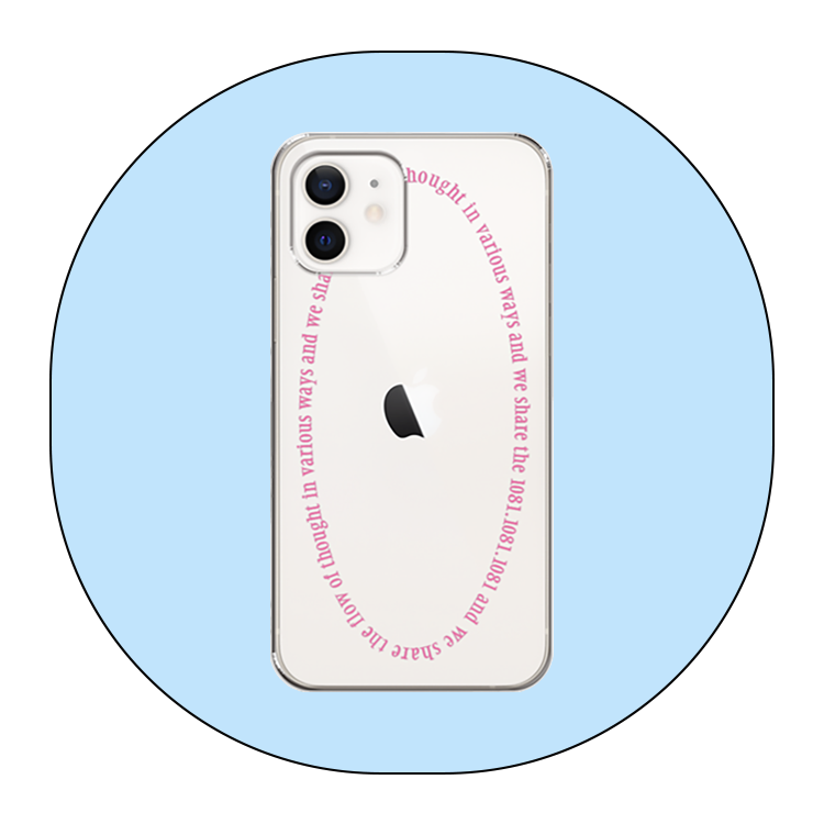 lette'ring' case (pink)