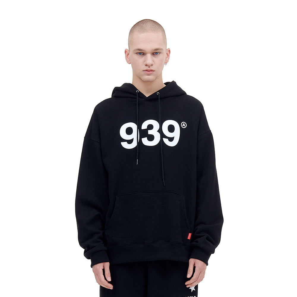 939 LOGO HOOD (BLACK)