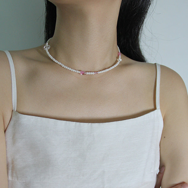 Melting Peach Necklace