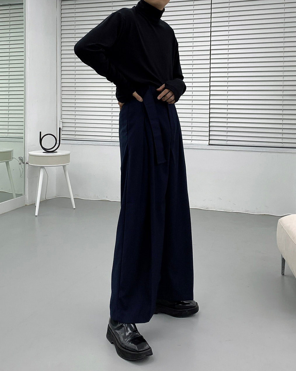 SK Twin Belt Wide Pants (3 colors)