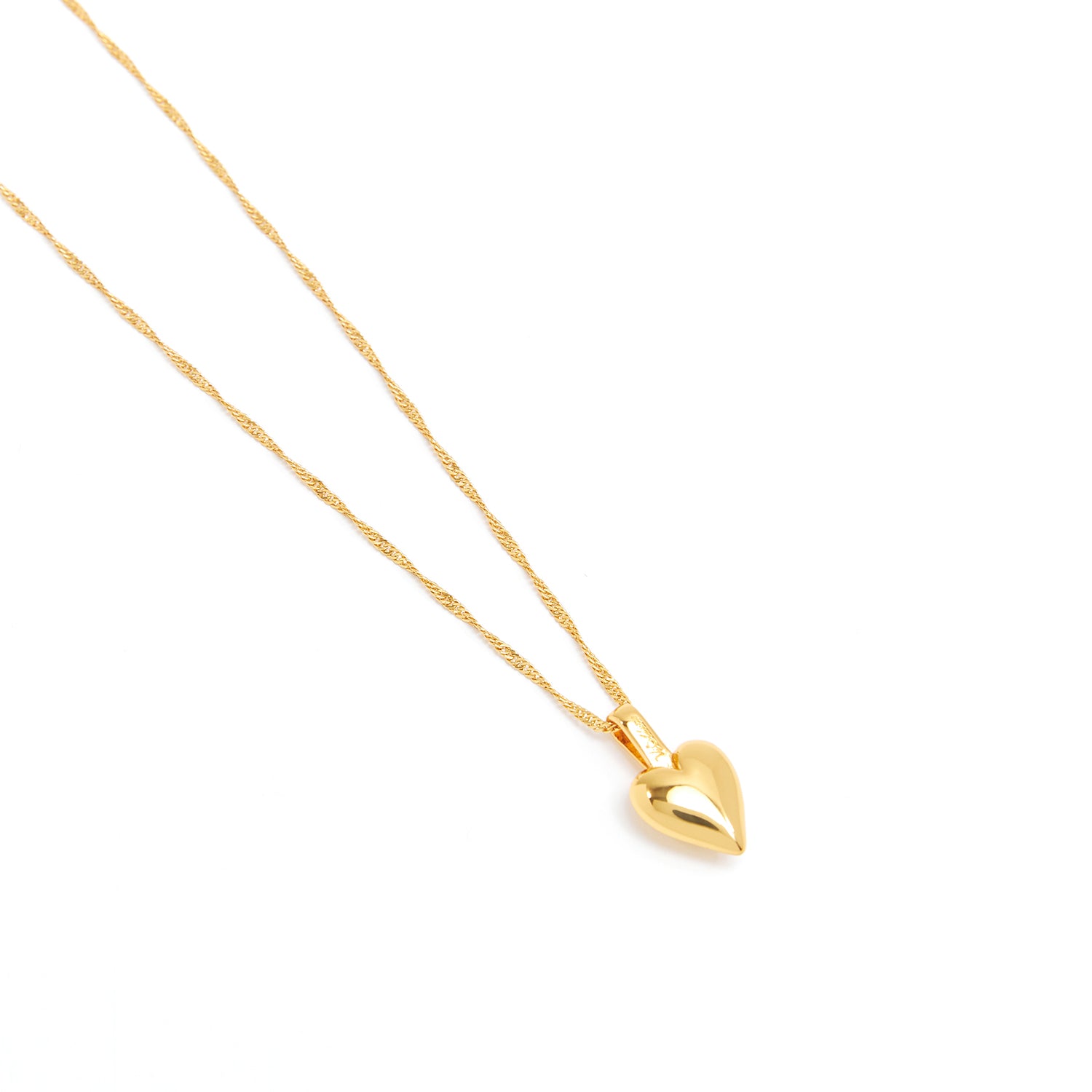 Dreamy Heart Necklace_Gold