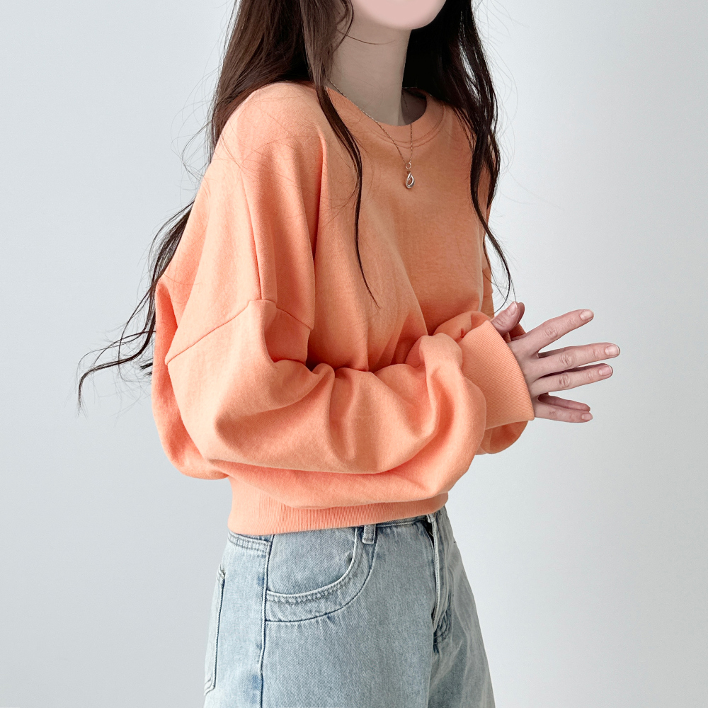 Tear Crop Sweatshirt