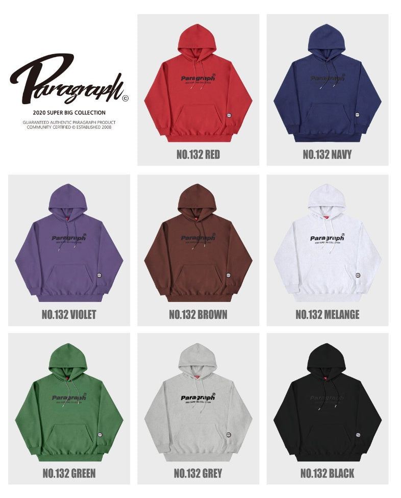 paragraph Volume Basic Hoodie 8 Color