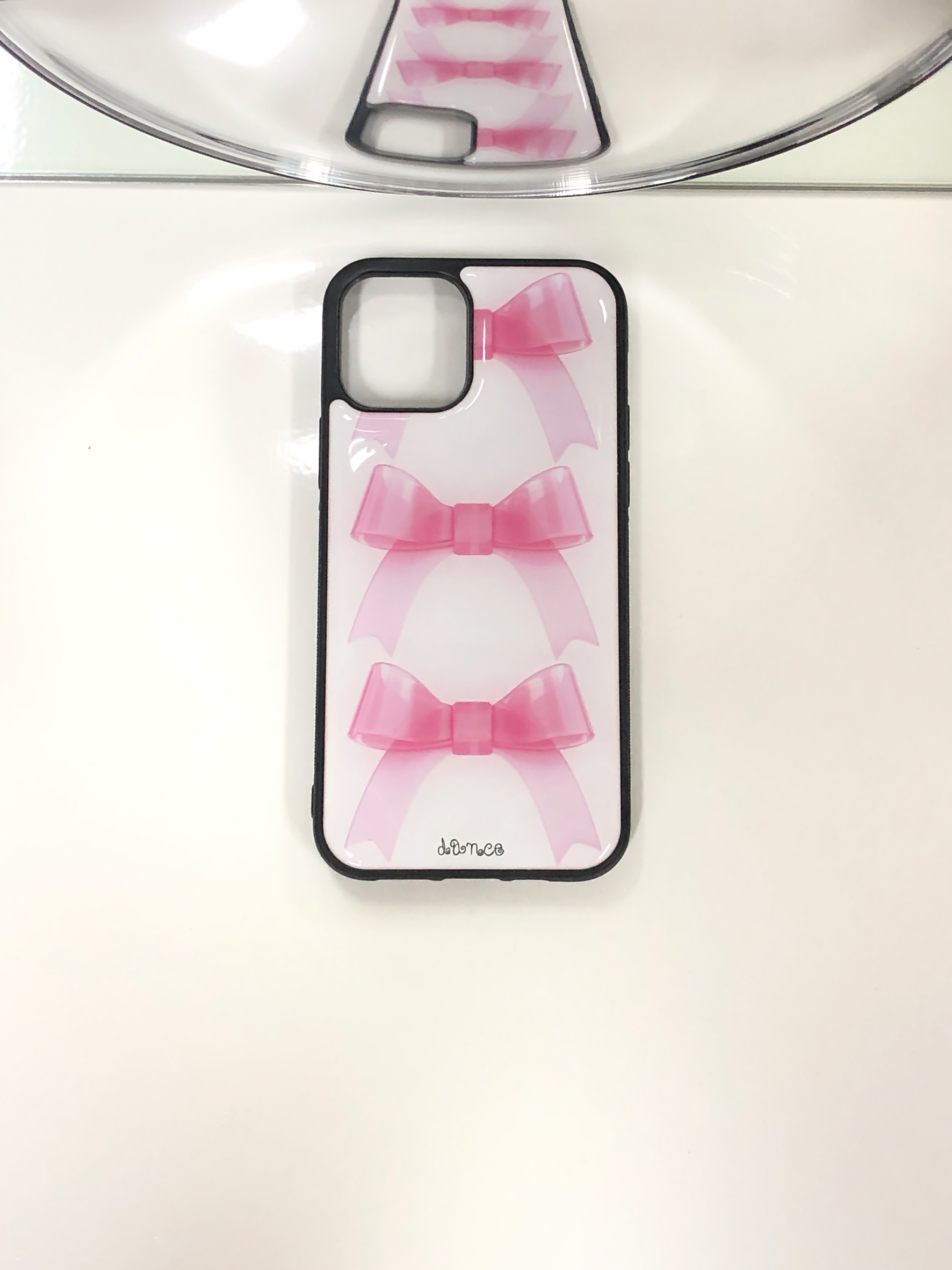 (PINK) JELLY RIBBON EPOXY CASE