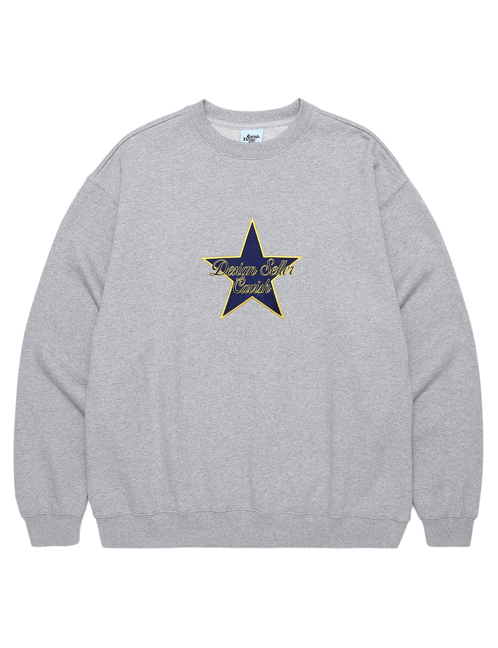 STAR LOGO EMB SWEATSHIRT GREY(CV2CFUM462A)