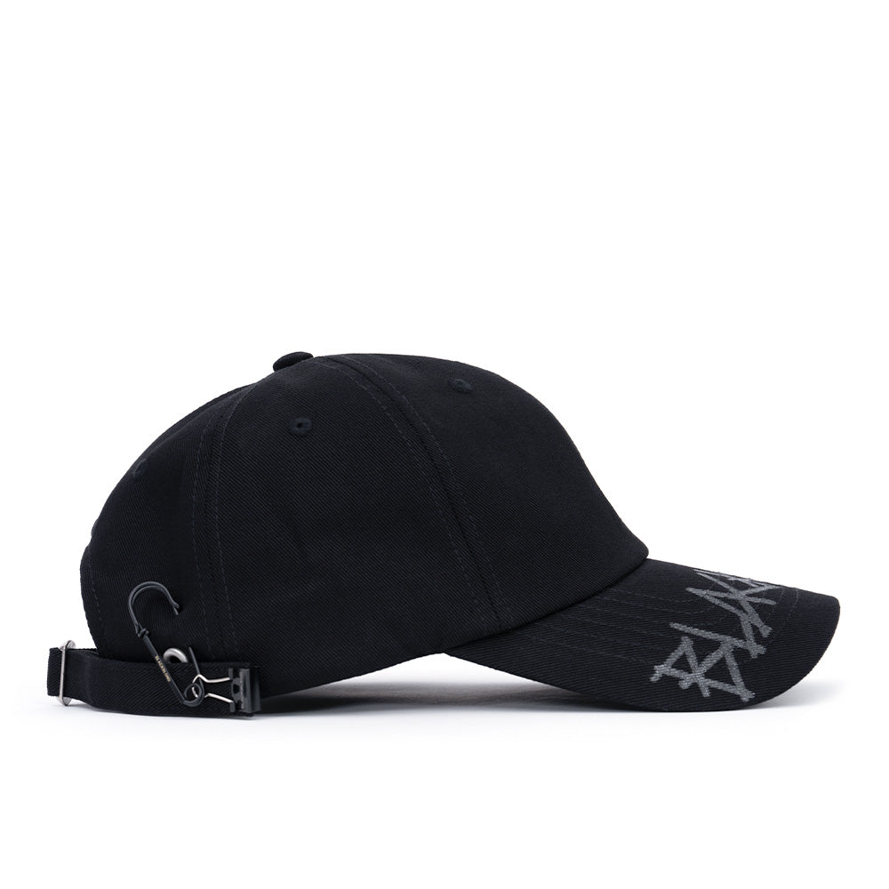 BBD Side Patch Shadow Graffiti Logo Cap (Black)