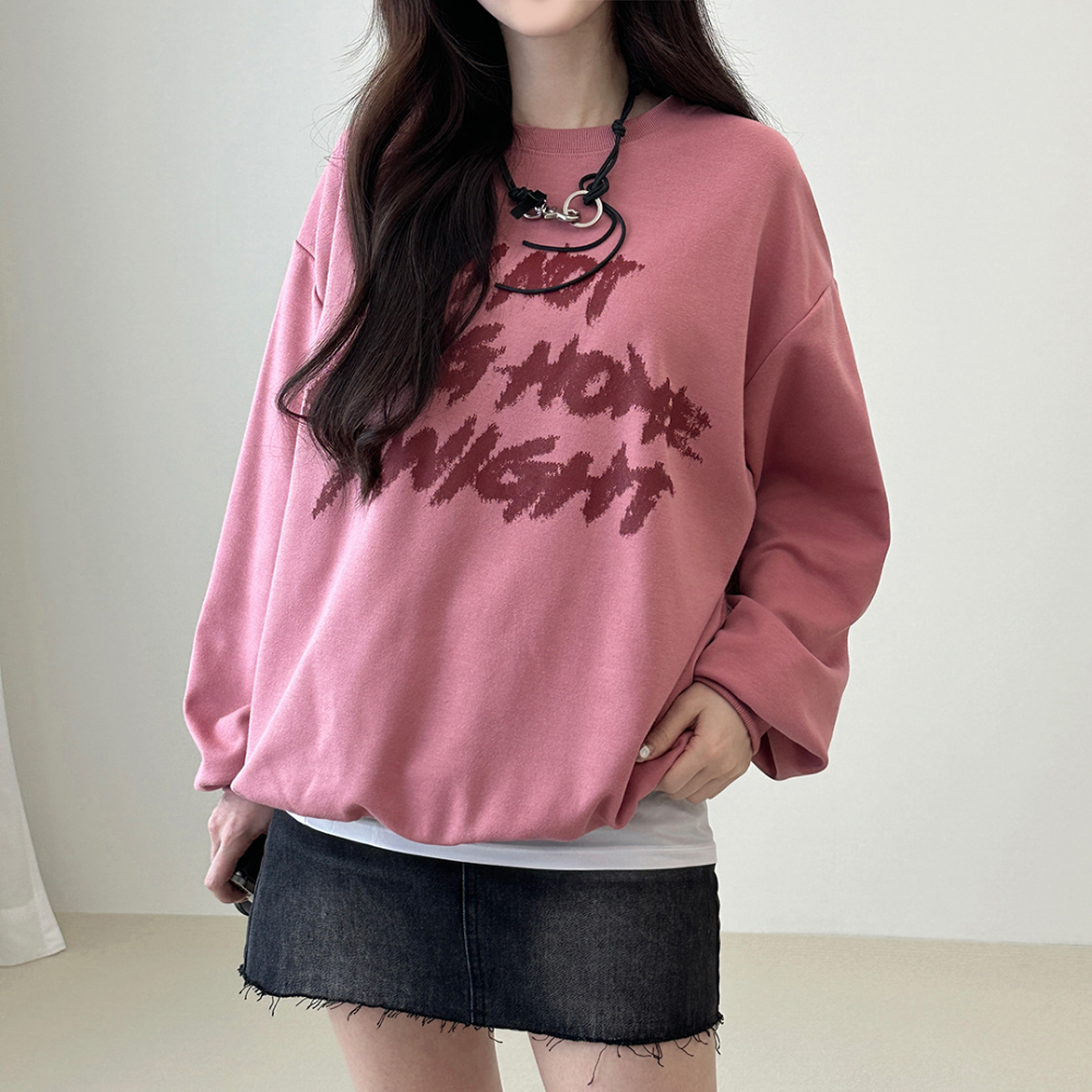 Printed graphic sweatshirt