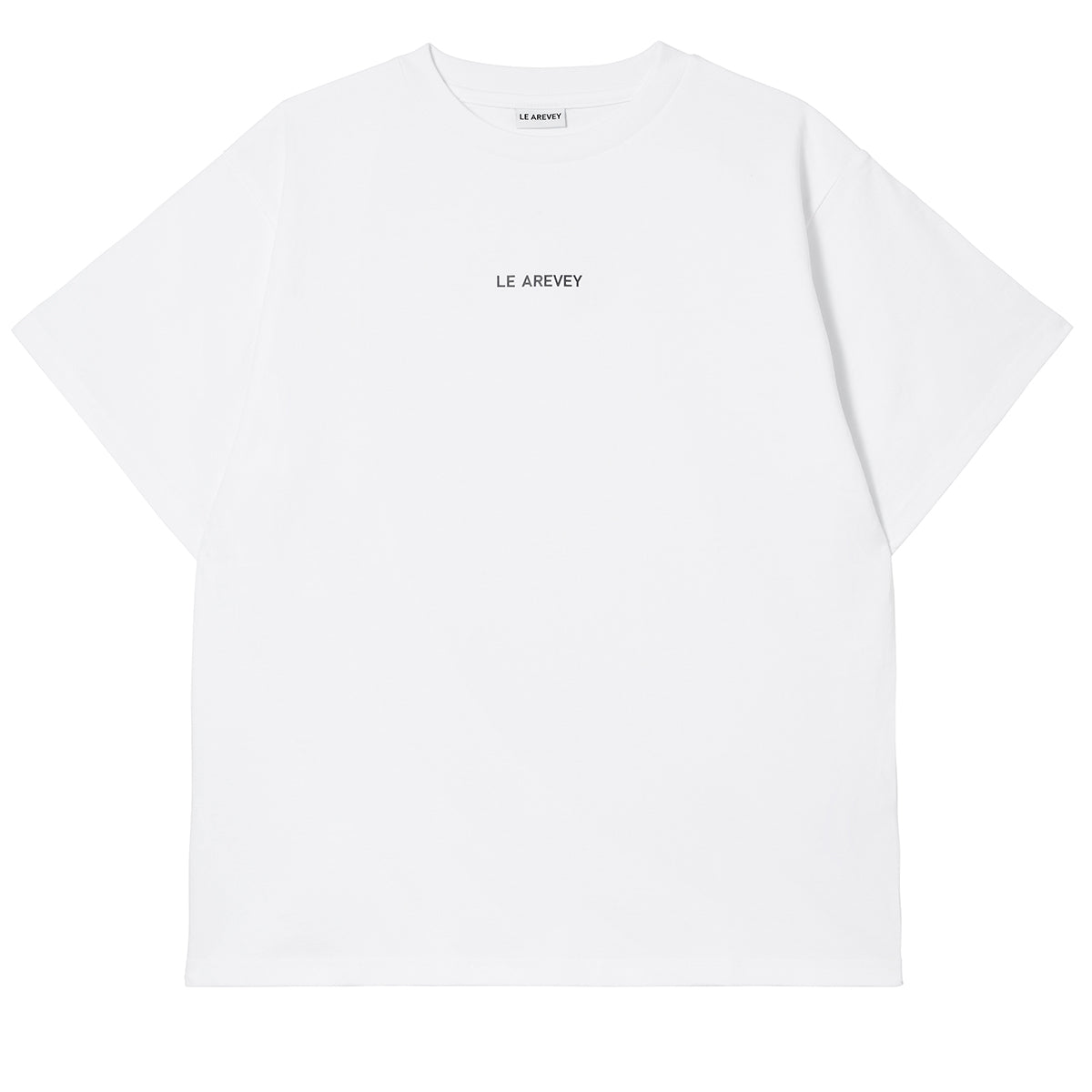 LE AREVEY ORIGINAL LOGO T-SHIRT WHITE [WOMAN]