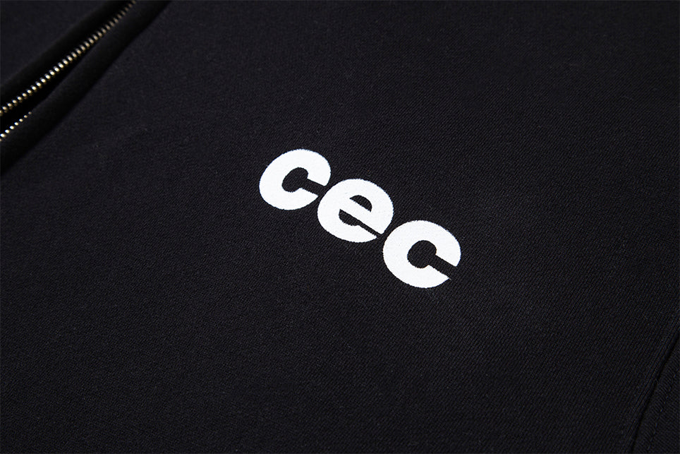 CEC ZIP-UP HOODIE(BLACK