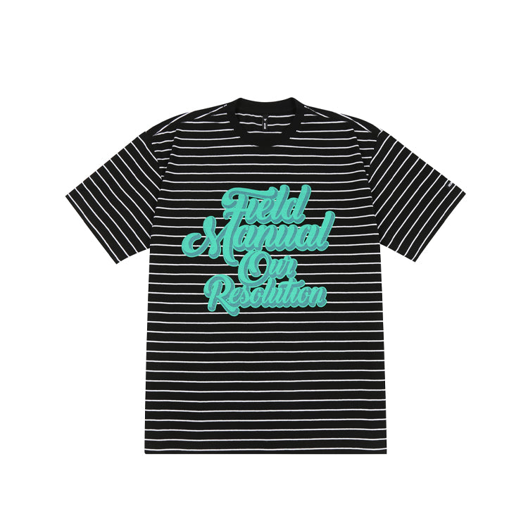 SOLIDPOP STRIPE TEE black