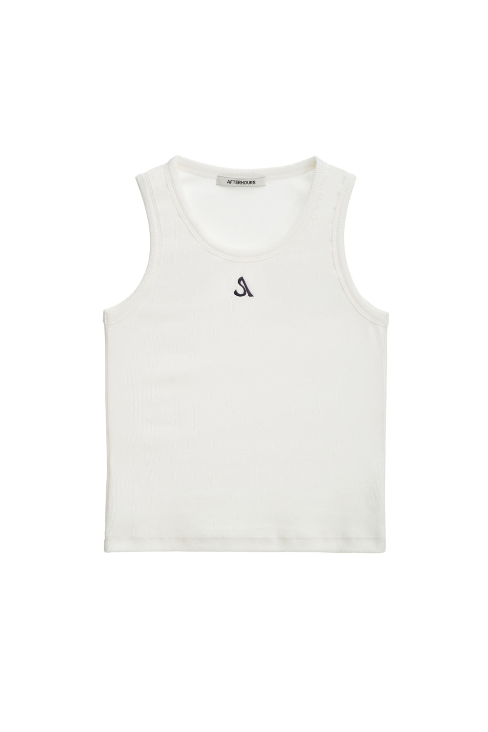 LOGO SLEEVELESS TOP (WHITE)