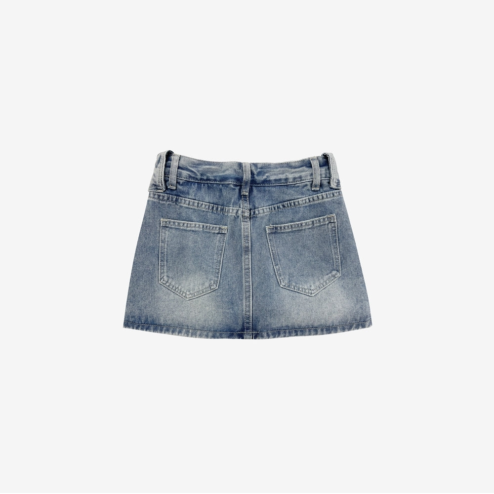 Chesh Folding Denim Skirt