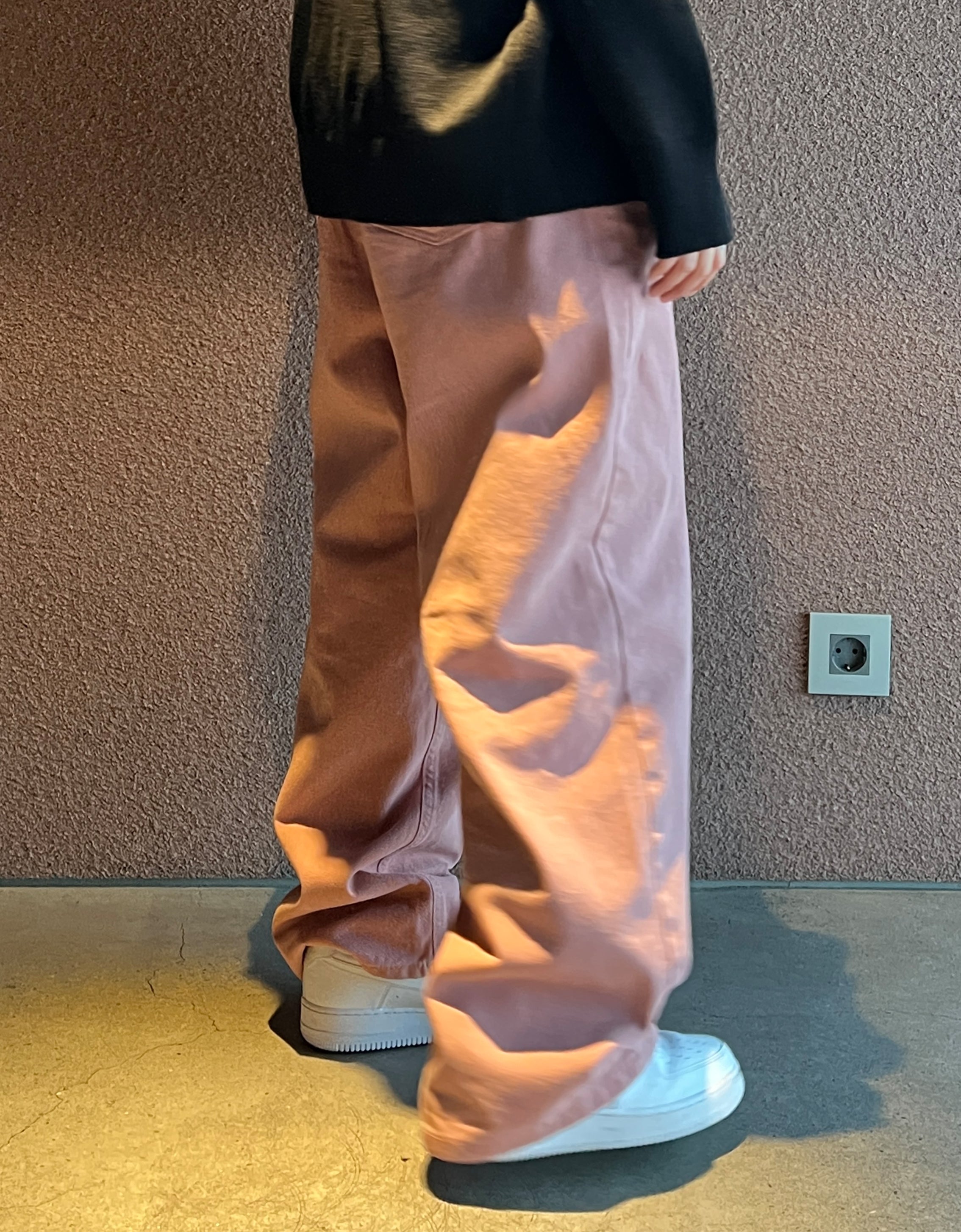 Pigment pintuck wide pants