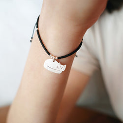 Lucky meow bracelet - Black