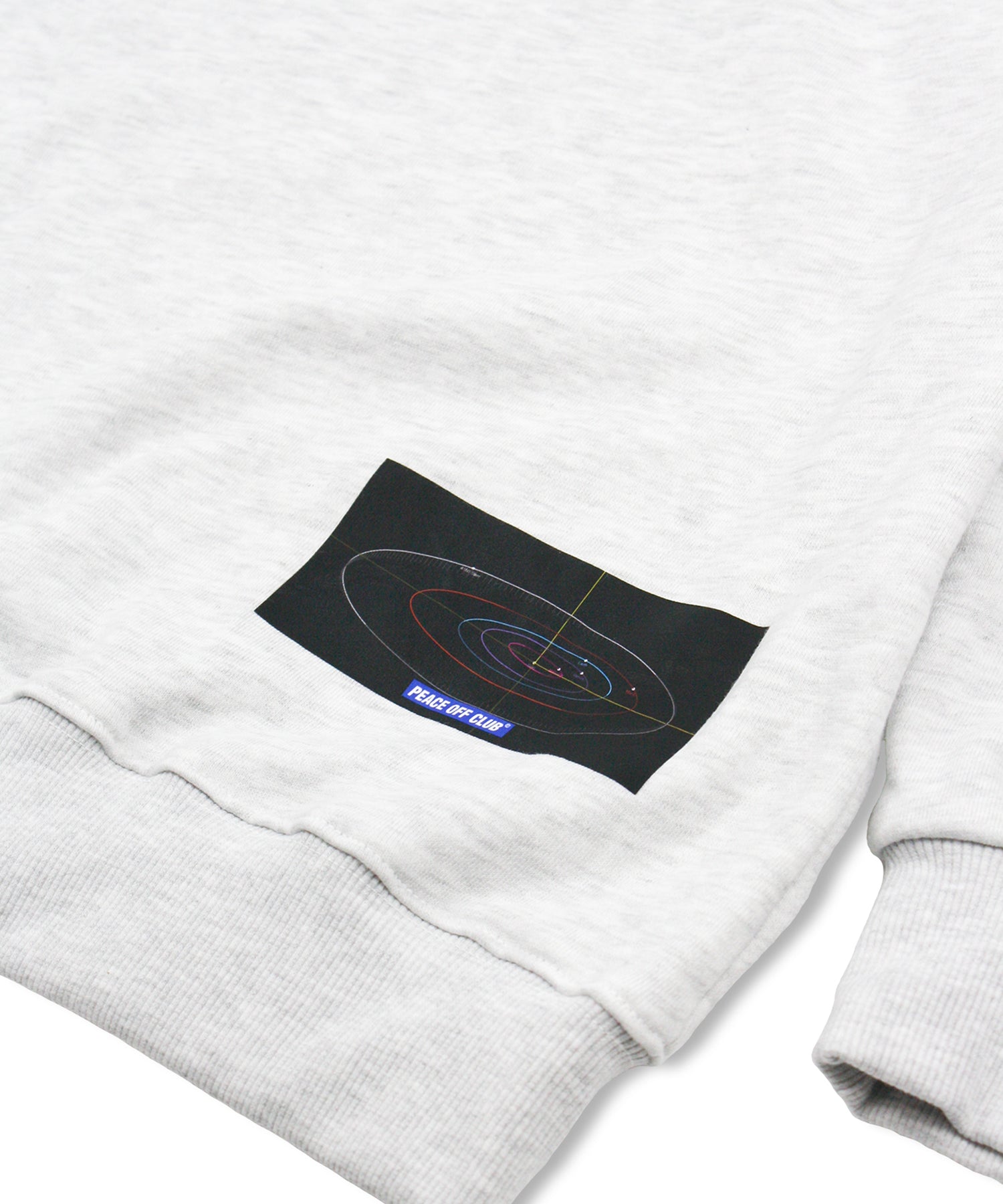 Space_Graphic Sweatshirt WHITE