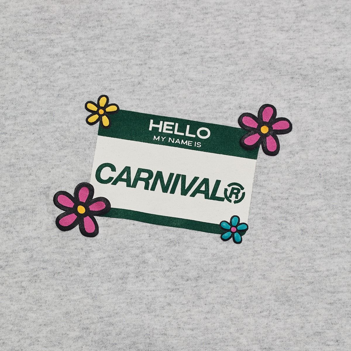 CARNIVAL X GREEN LABEL - TAG T-SHIRT GREY