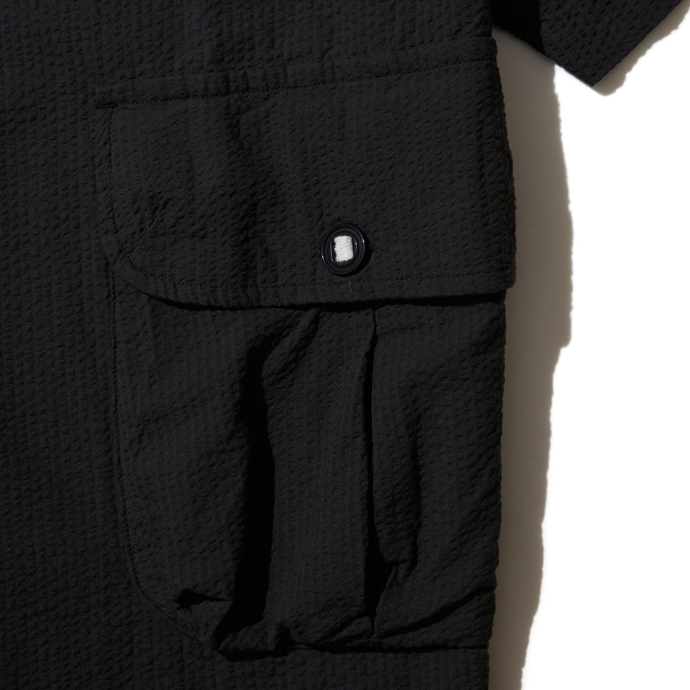 OPEN DIALOGUE S/S SHIRT-BLACK