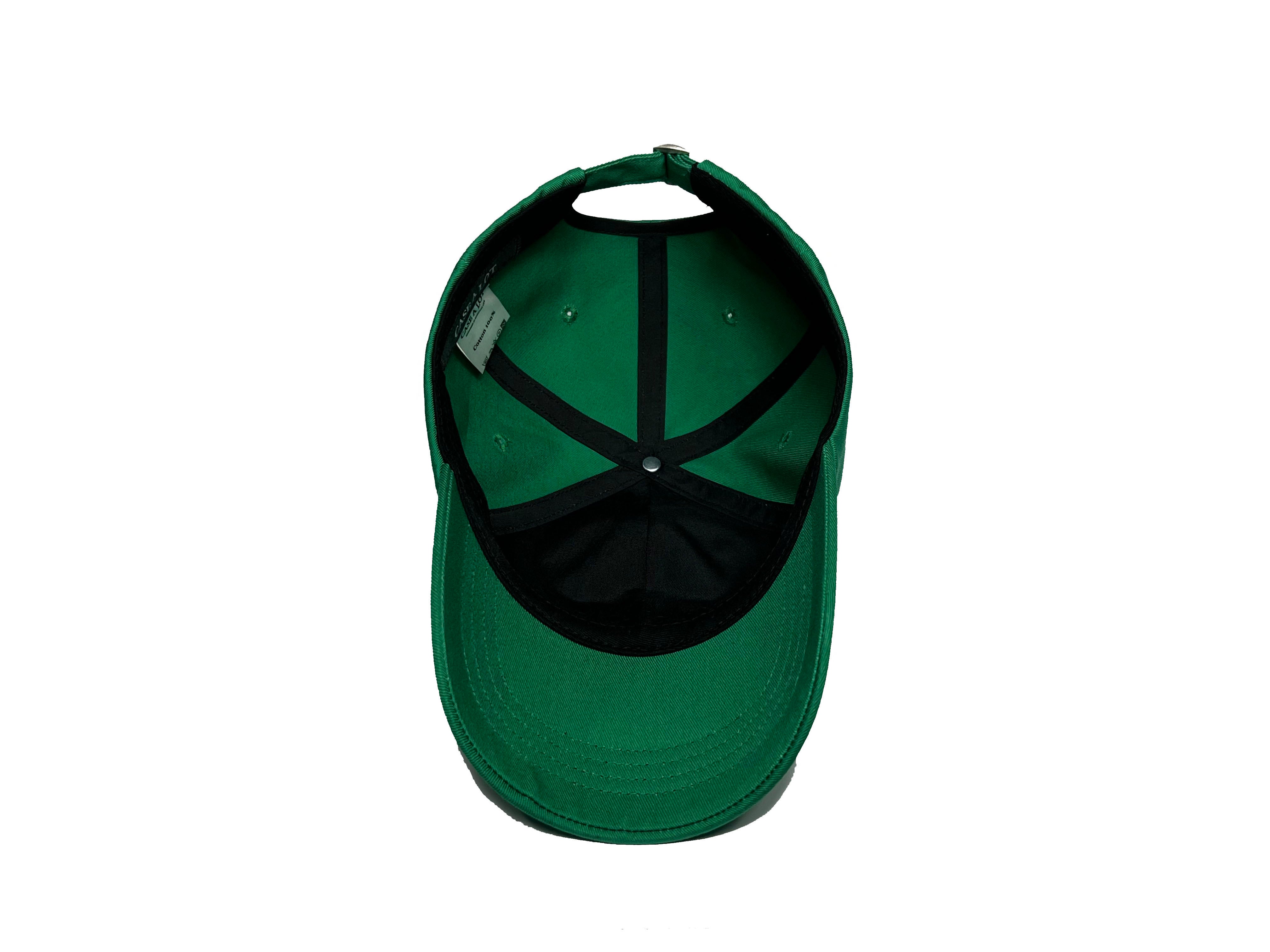 Slogon logo ball cap - Green