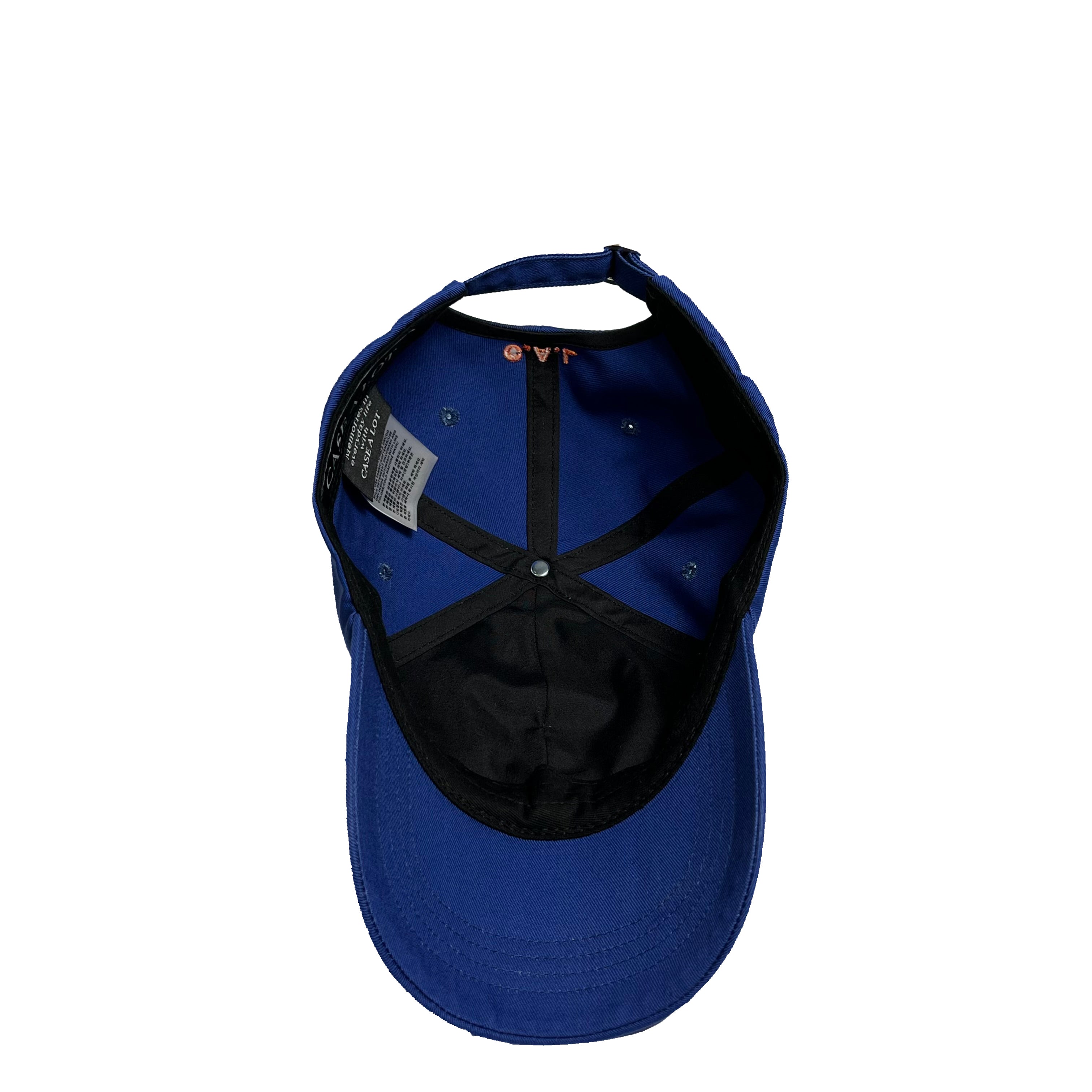 Lettering logo ball cap - blue