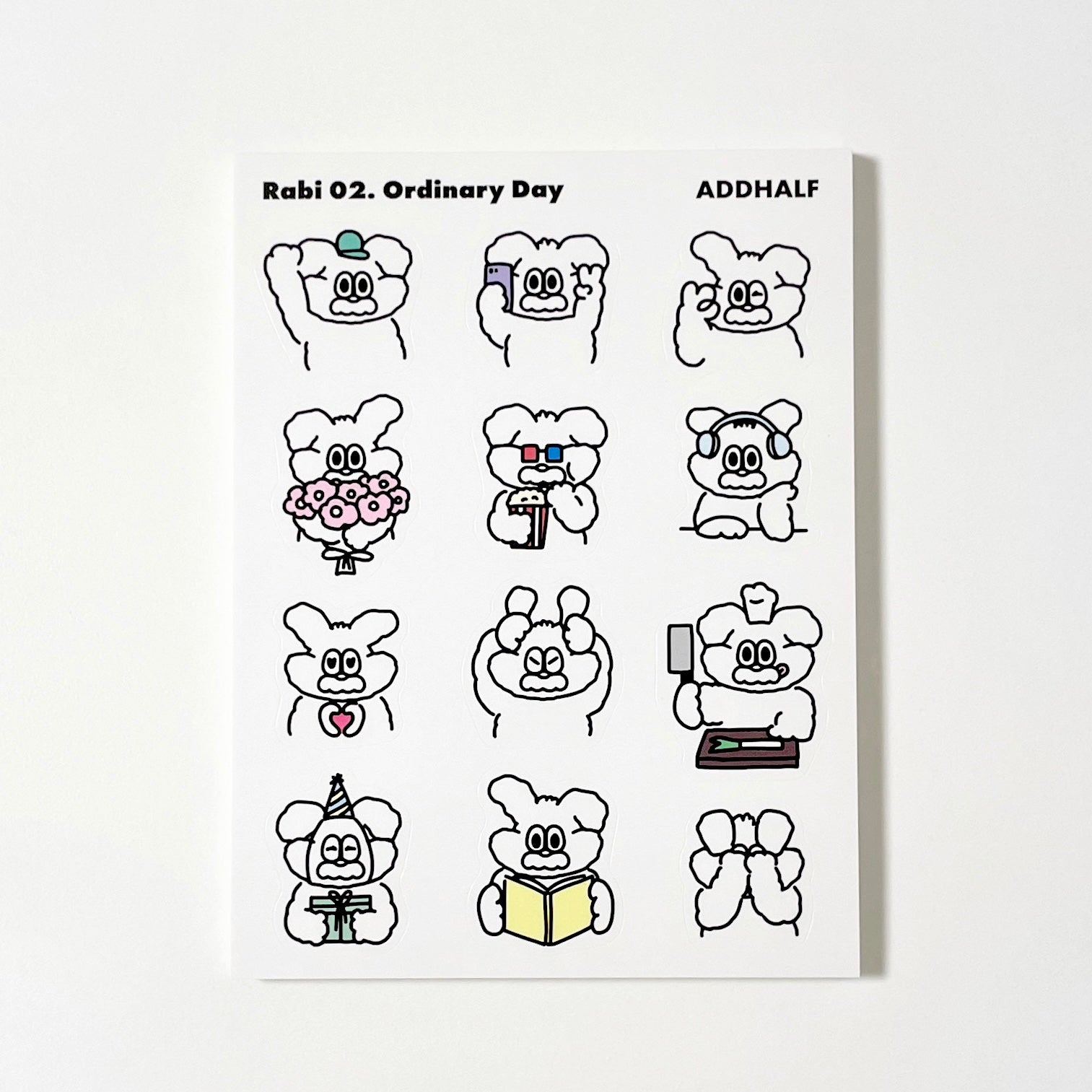 Eddy & Rabi Color Sticker Pack