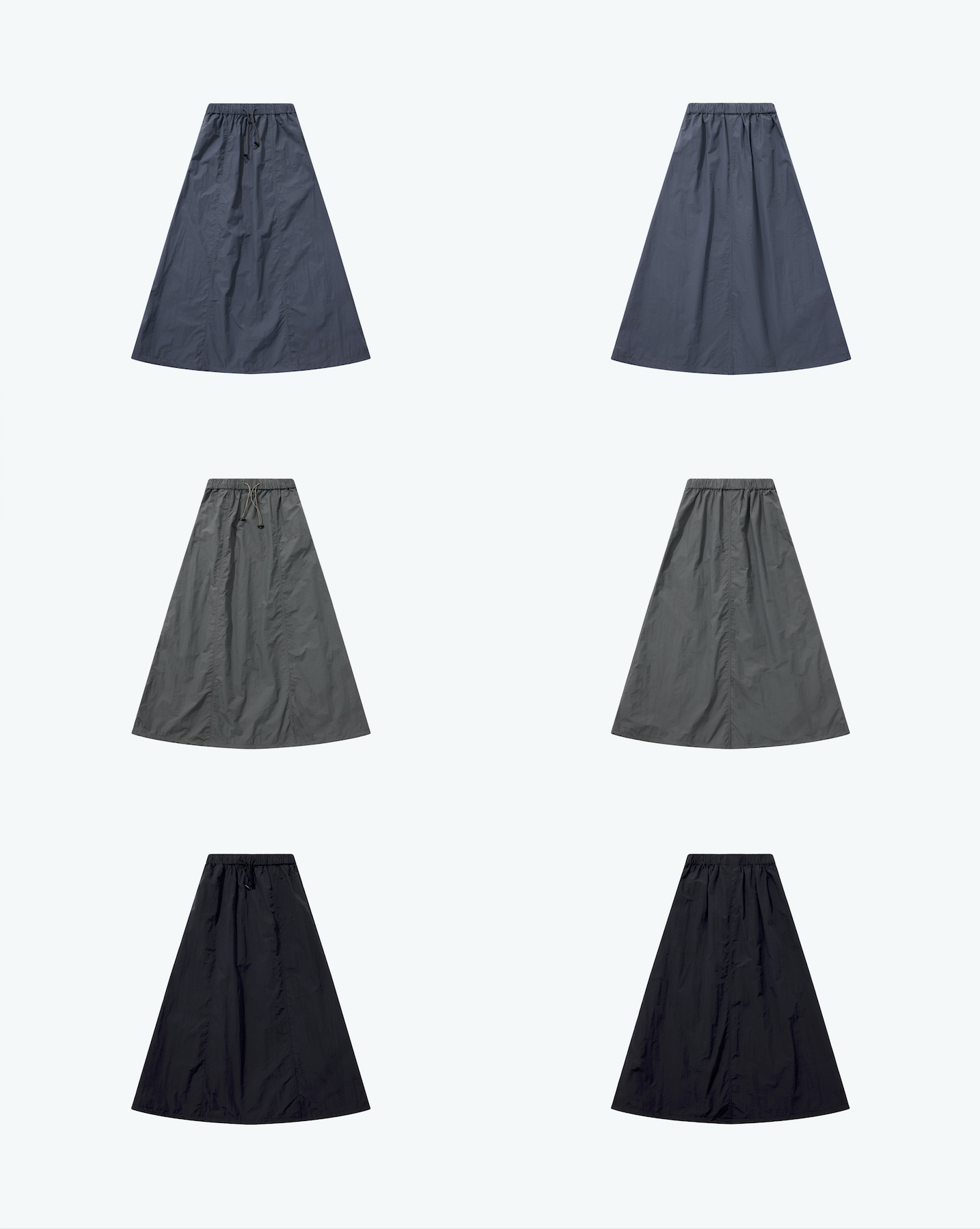 Puffy Parachute Air Full Skirt Hale Navy