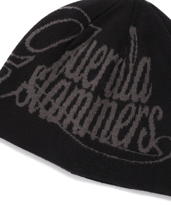 GUERILLA SLAMMERS JACQUARD BEANIE BLACK(CV2DFUAB60A)