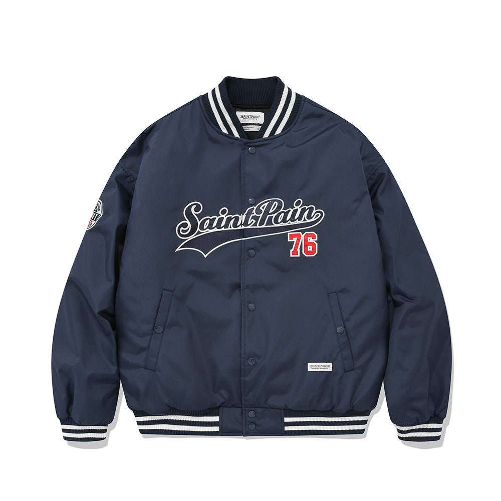 SP TEAM LOGO STADIUM JACKET-NAVY