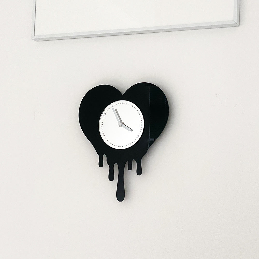 MY BLOODY ROMANCE Silent Wall Clock - Black