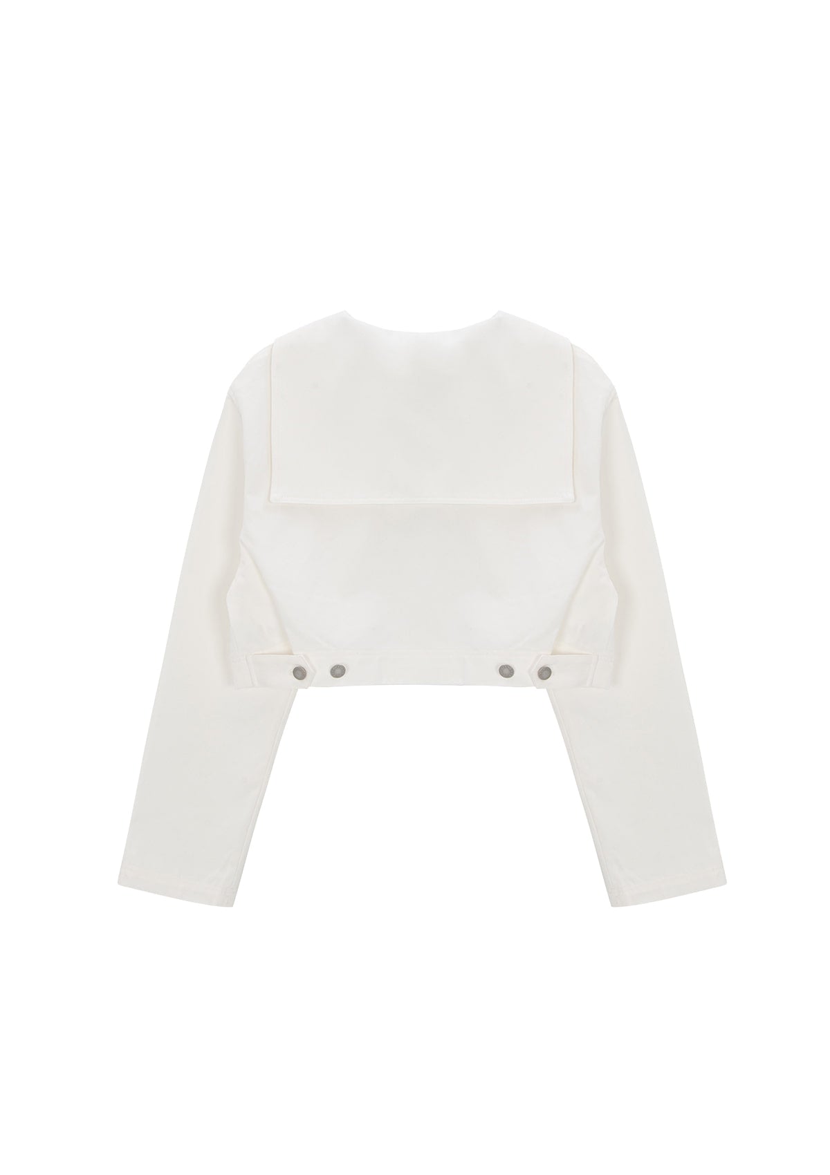 SAILOR TIE BLOUSE _WHITE