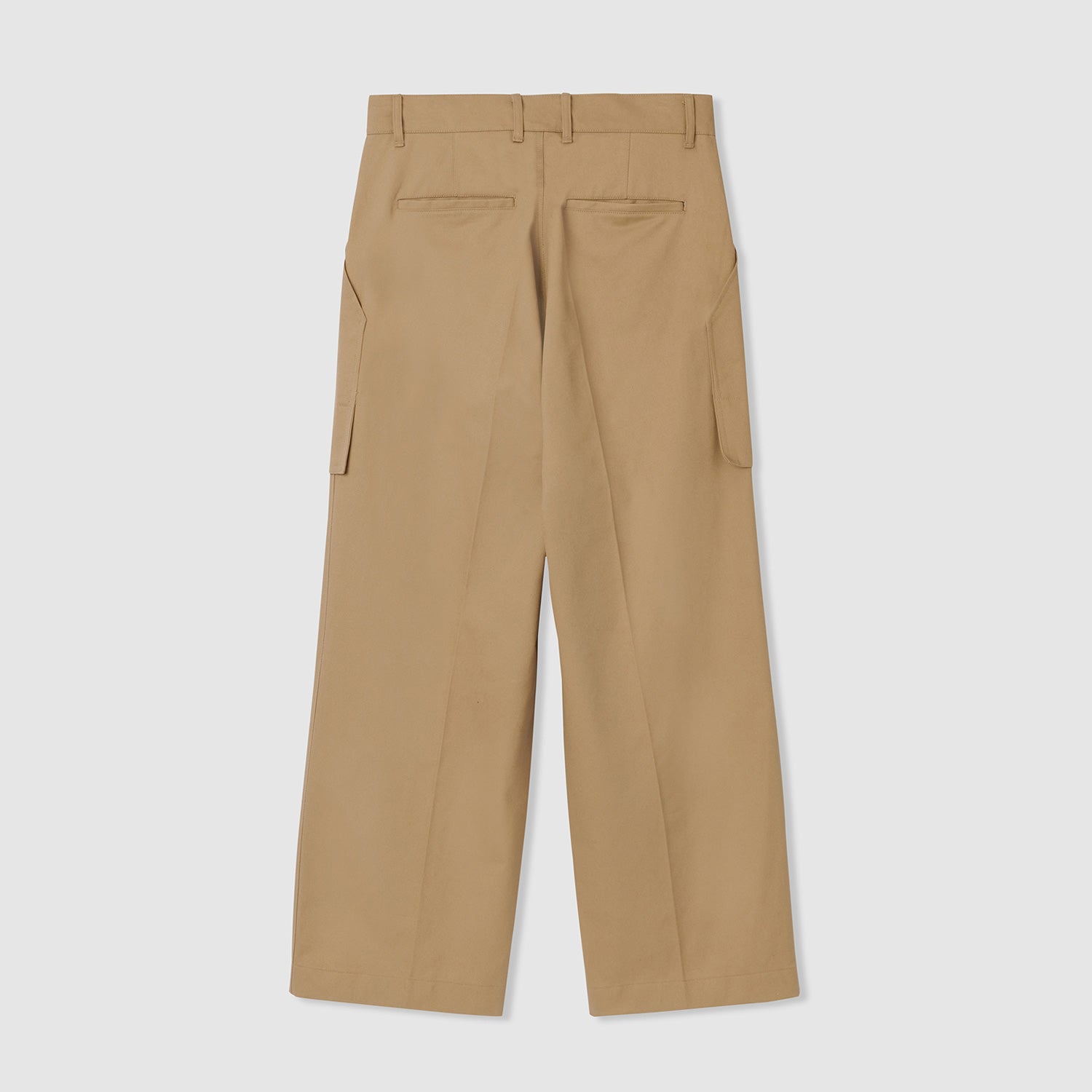 FLAP POKET COTTON CARGO PANTS(BEIGE)