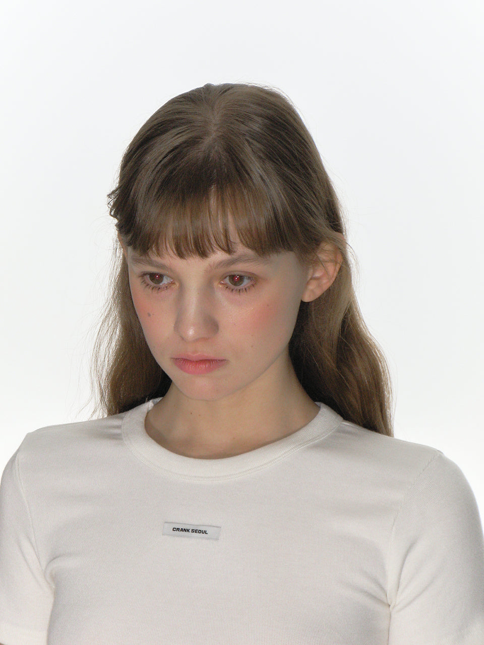 CREW NECK BASIC TOP_WHITE