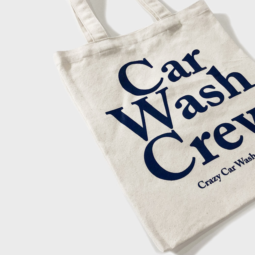 CAR WASH CREW TOTE ECRU